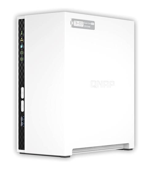 NAS 3.5" QNAP TS-233-2GB ARM QC 2 GB RAM- 2-diskli Nas Server (Disksiz)